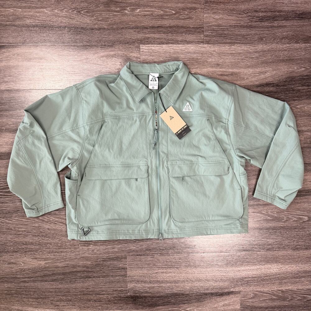 Nike ACG Smith Summit UV Jacket Clay Green Women's XL NWT HV0583-364